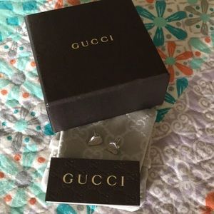 Authentic Heart Gucci Earrings